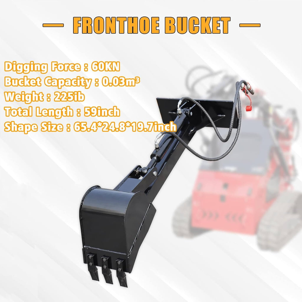 Heavy-Duty Skid Steer Fronthoe Attachment With 12-Inch Bucket (SAK95724) – SAKSBY WHOLESALE, view 8