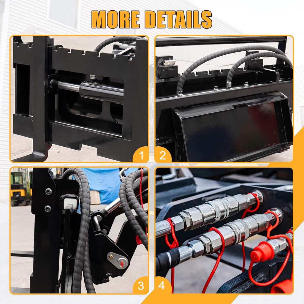 Heavy-Duty Skid Steer Pallet Fork Attachment With Lateral Shift (SAK29135) – SAKSBY WHOLESALE, view 5