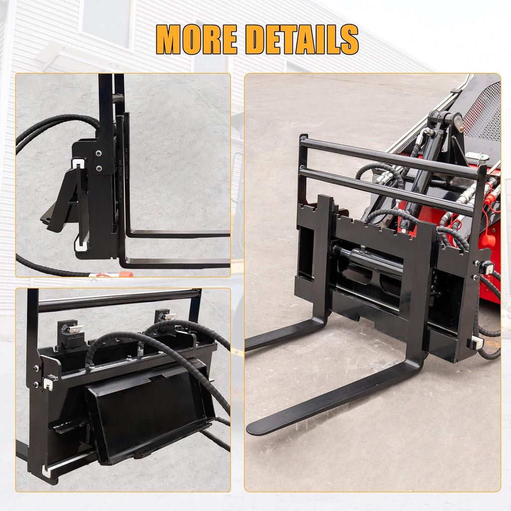 Heavy-Duty Skid Steer Pallet Fork Attachment With Lateral Shift (SAK29135) – SAKSBY WHOLESALE, view 7