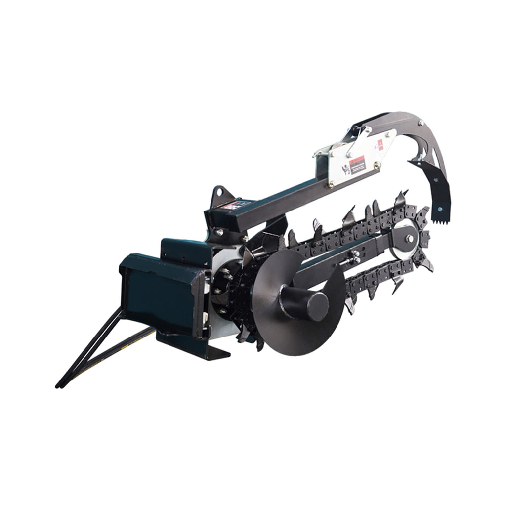 Heavy-Duty Skid Steer Trencher Attachment With With Adjustable Depth Control And Universal Mount Plate (SAK20451) – SAKSBY WH