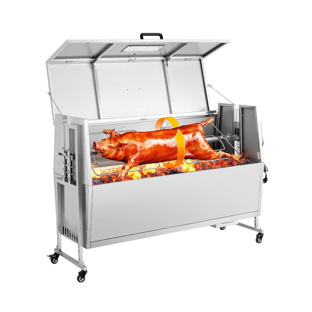 Heavy-Duty Spit Roaster Rotisserie BBQ Grill For Pig, Lamb And Chicken (SAK59286) – SAKSBY WHOLESALE, view 4