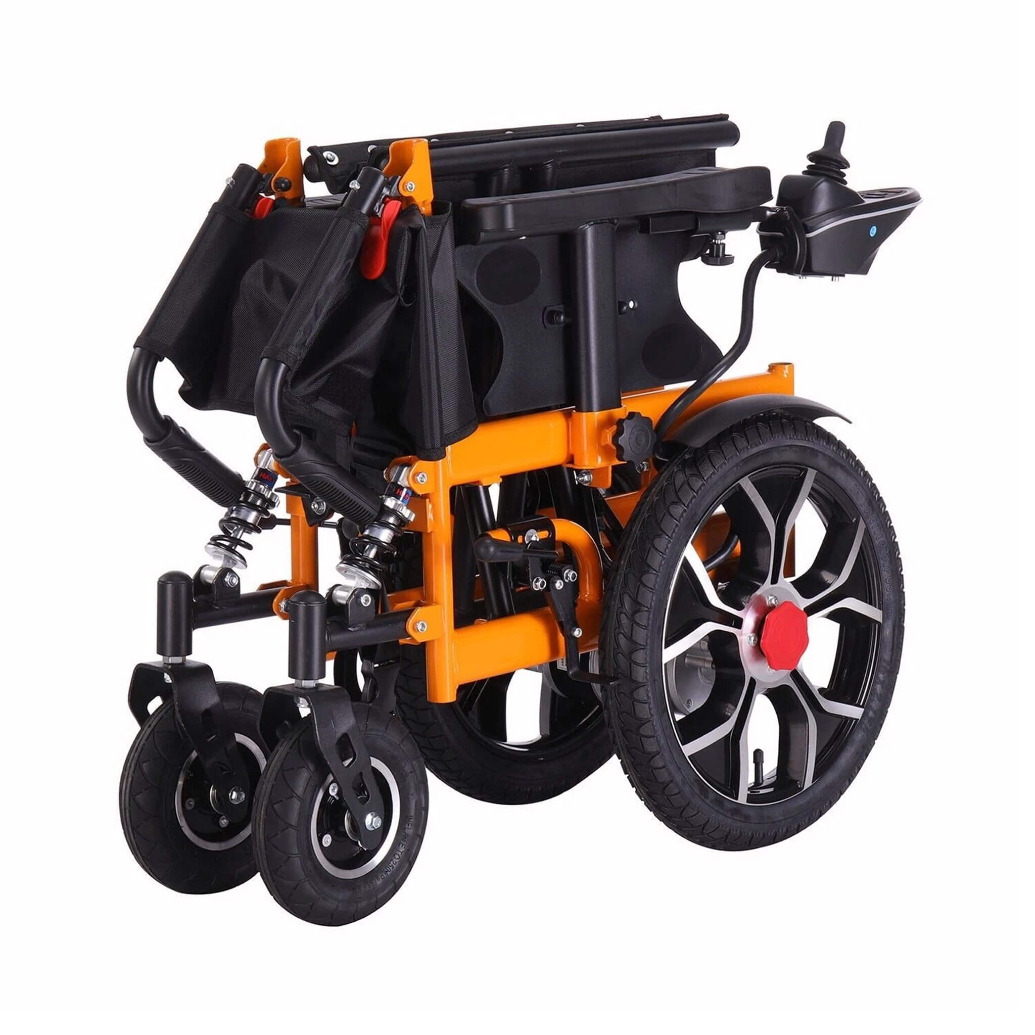 Motivo Heavy-Duty Ultralight All-Terrain Electric Airplane-Approved Foldable Wheelchair, 300LBS (SAK63147) – SAKSBY WHOLESALE