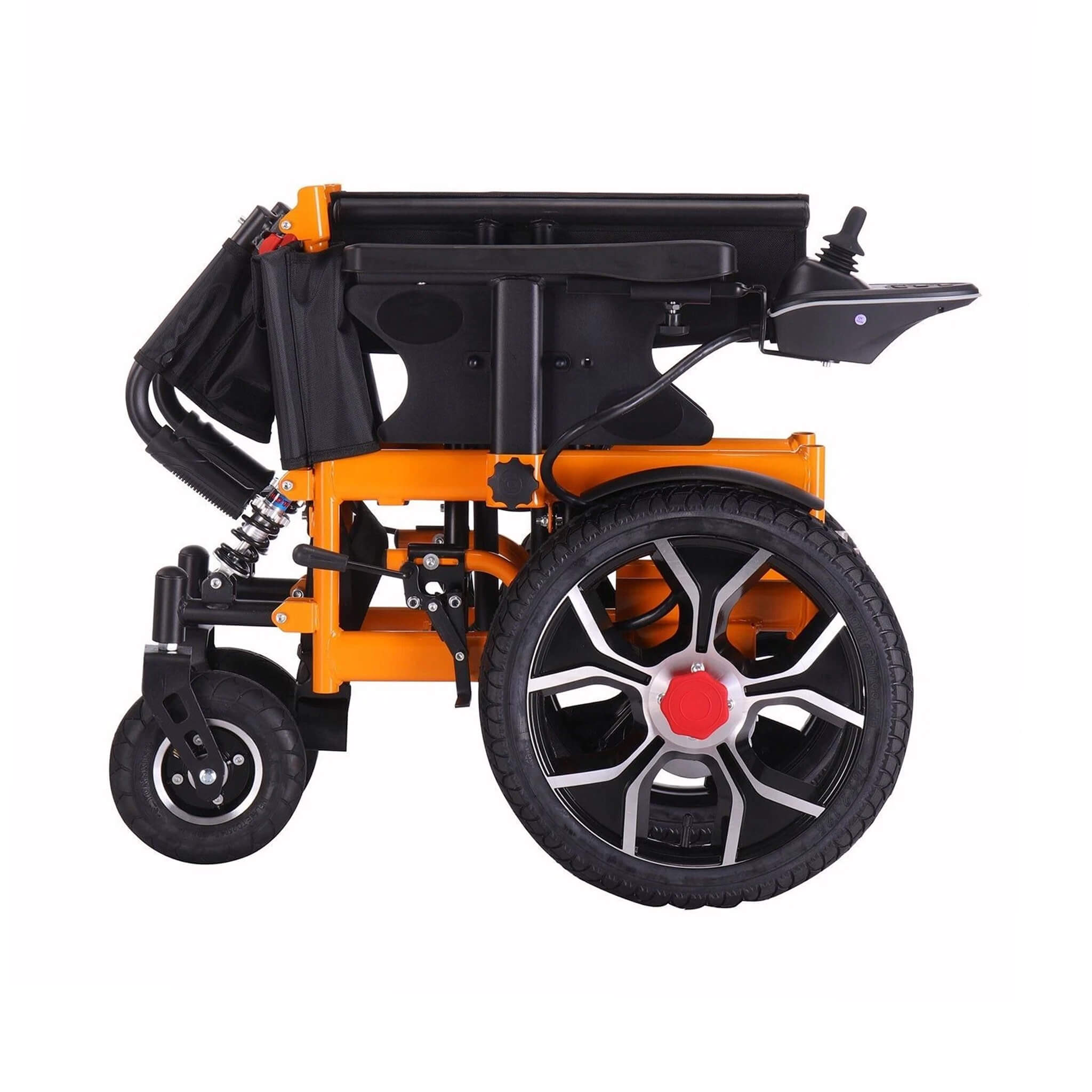 Motivo Heavy-Duty Ultralight All-Terrain Electric Airplane-Approved Foldable Wheelchair, 300LBS (SAK63147) – SAKSBY WHOLESALE
