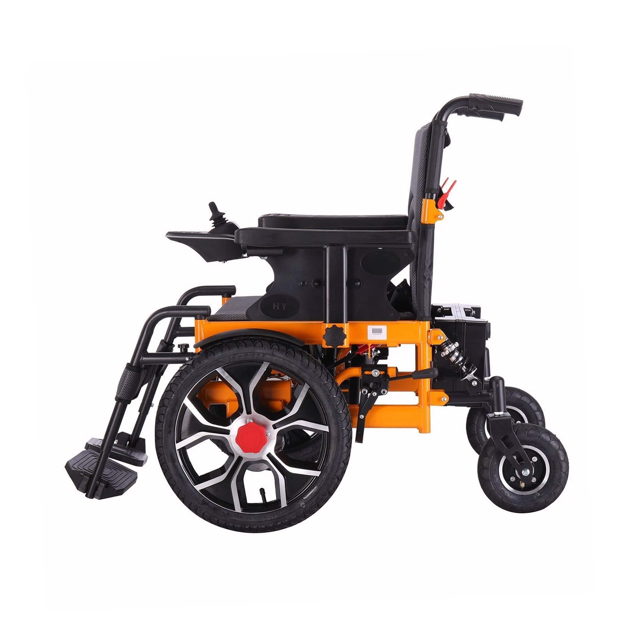 Motivo Heavy-Duty Ultralight All-Terrain Electric Airplane-Approved Foldable Wheelchair, 300LBS (SAK63147) – SAKSBY WHOLESALE