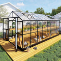 [08X16FT] Heavy-Duty Outdoor Walk-In Polycarbonate Patio Greenhouse With Double Swing Doors, 6MM (SAK26153) – SAKSBY WHOLESAL