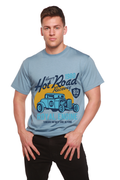 Spun Bamboo Heavy Hot Road Men's Bamboo Viscose/Organic Cotton Short Sleeve Graphic T-Shirt — main product shot