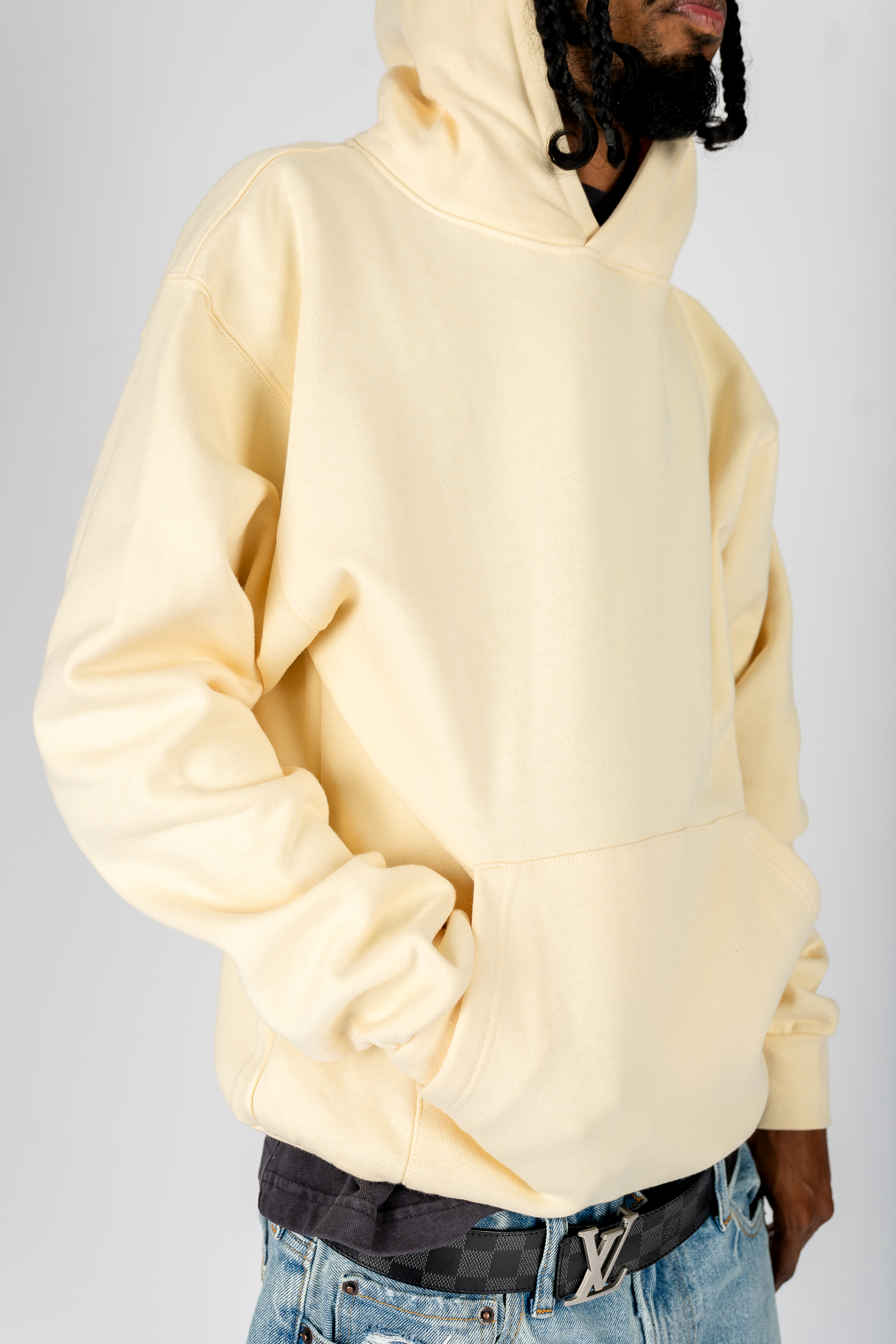 Superline Heavyweight Boyfriend Hoodie — back view