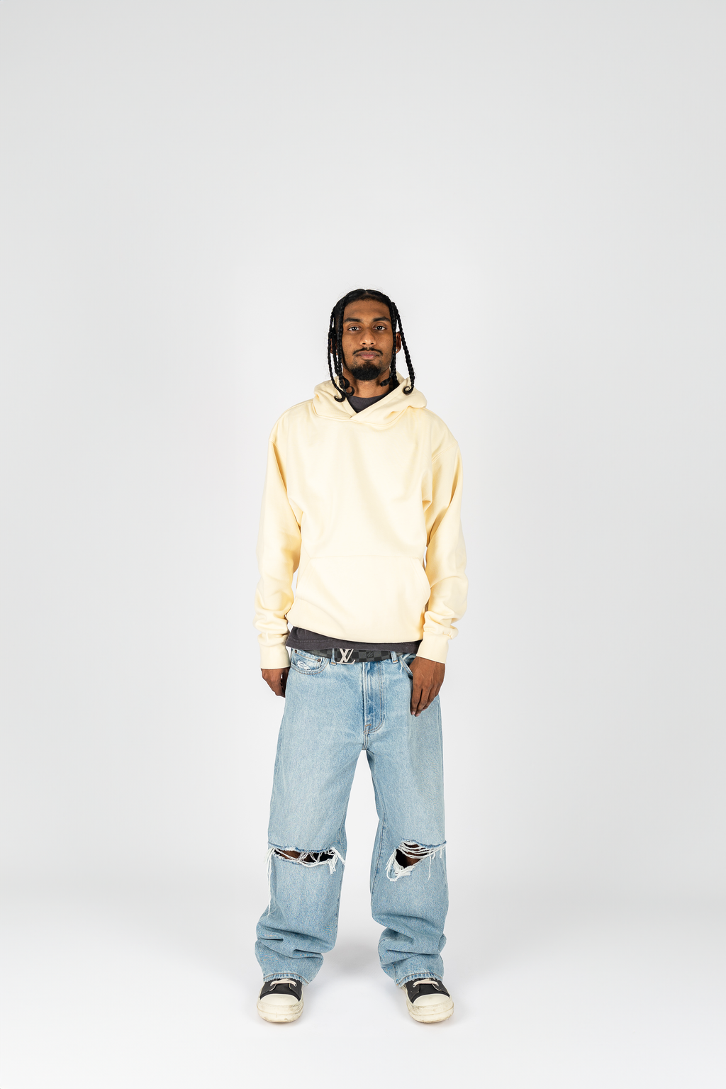 Superline Heavyweight Boyfriend Hoodie — alternative angle