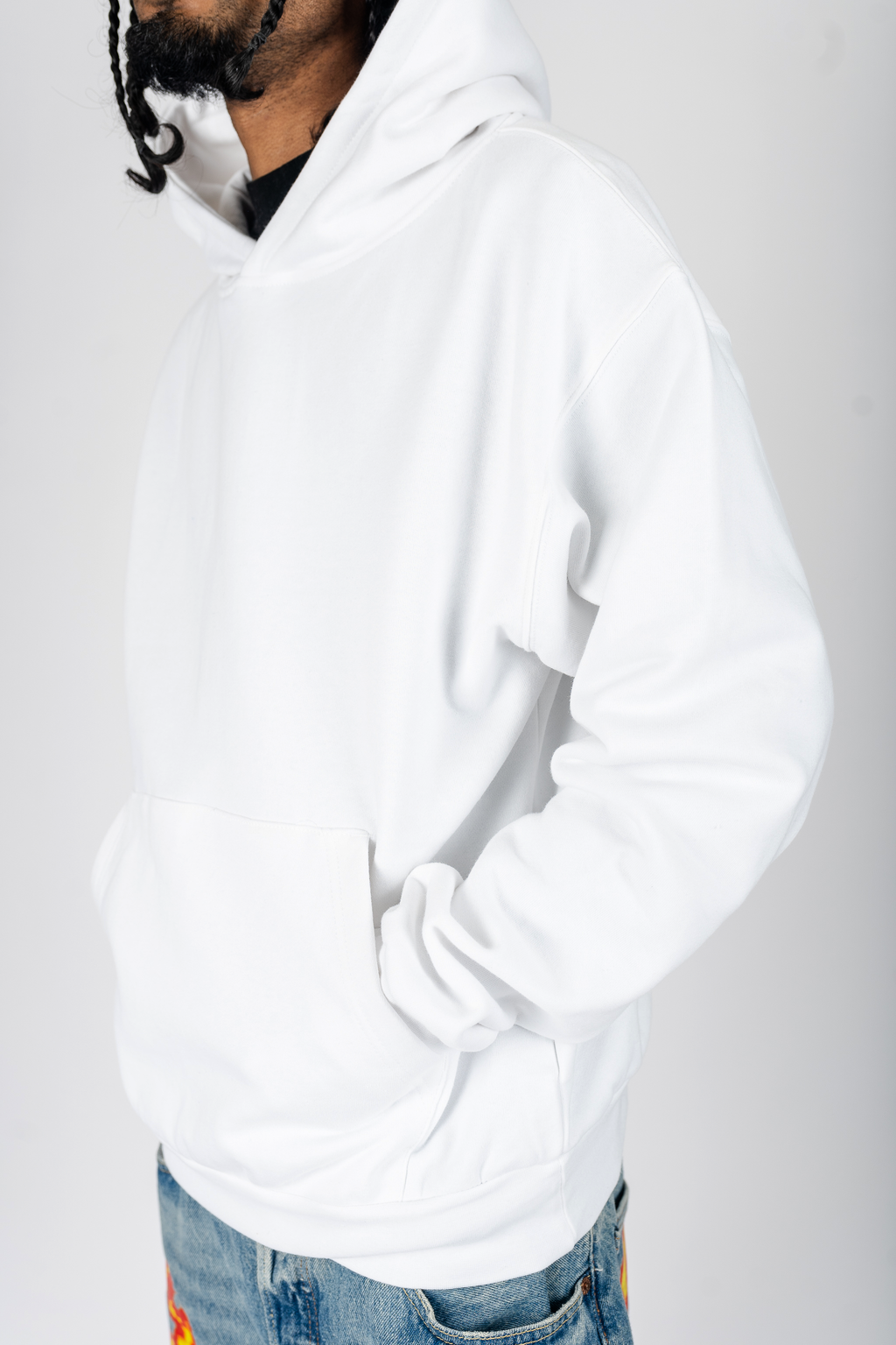 Superline Heavyweight Boyfriend Hoodie — size reference
