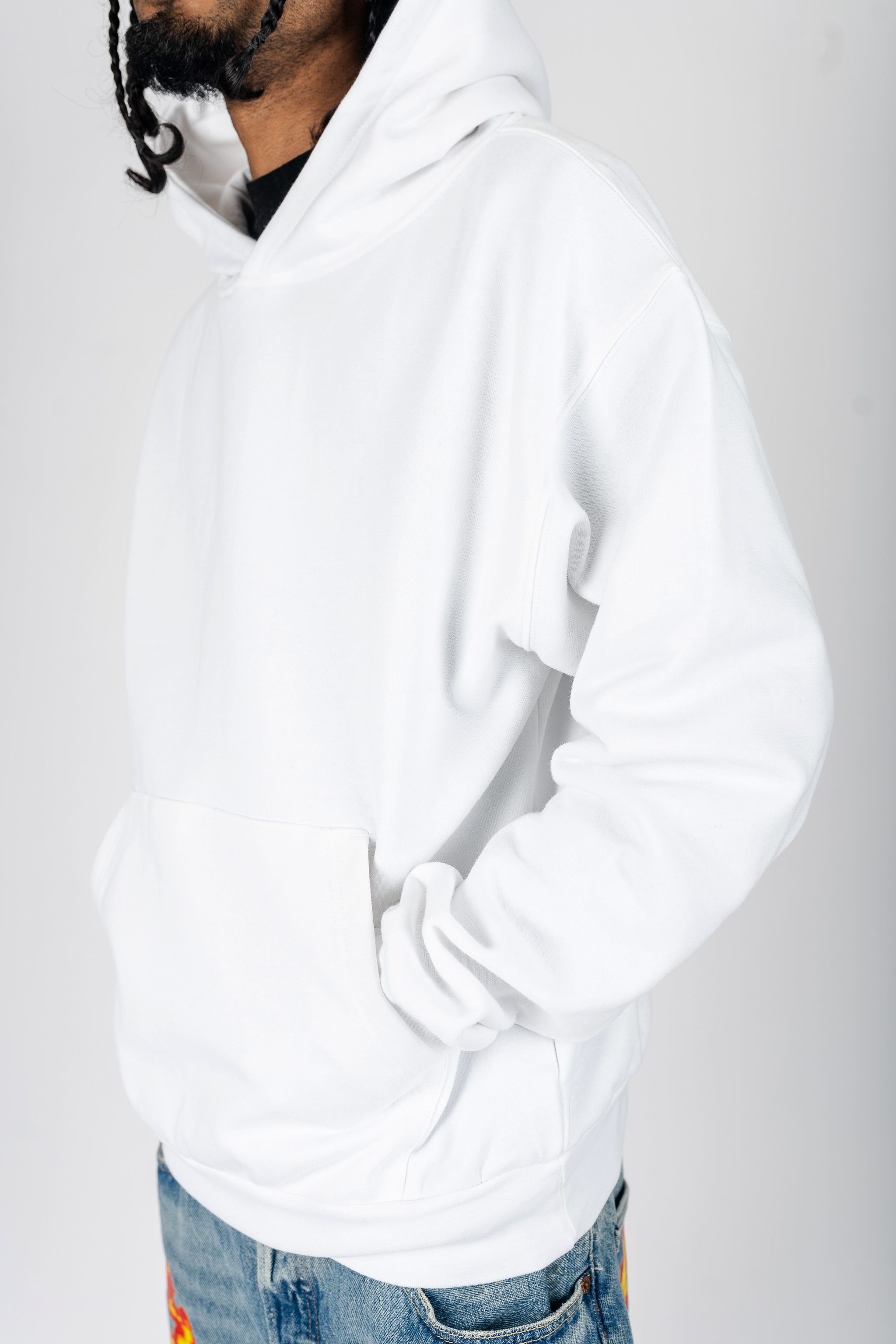 Superline Heavyweight Boyfriend Hoodie — size reference