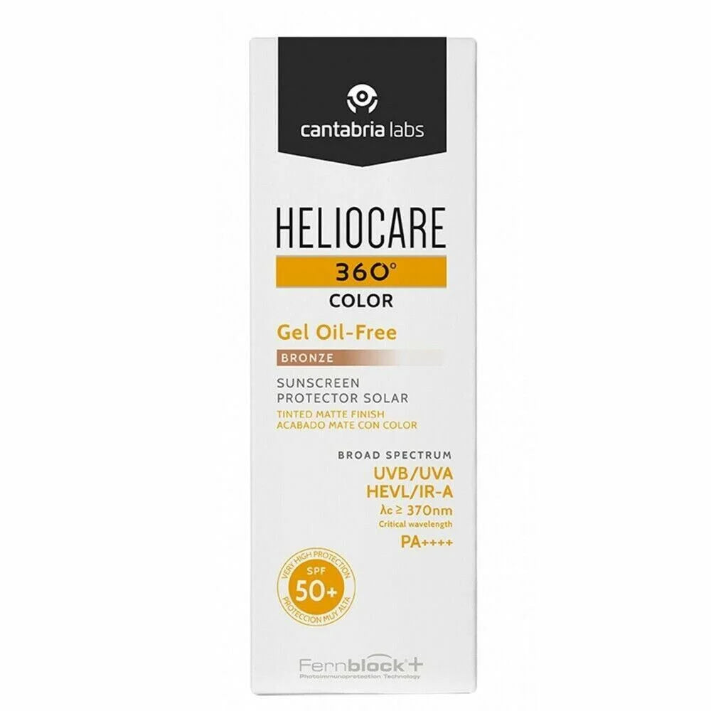 Heliocare 360 Gel Oil Free Bronze Spf 50 50ml