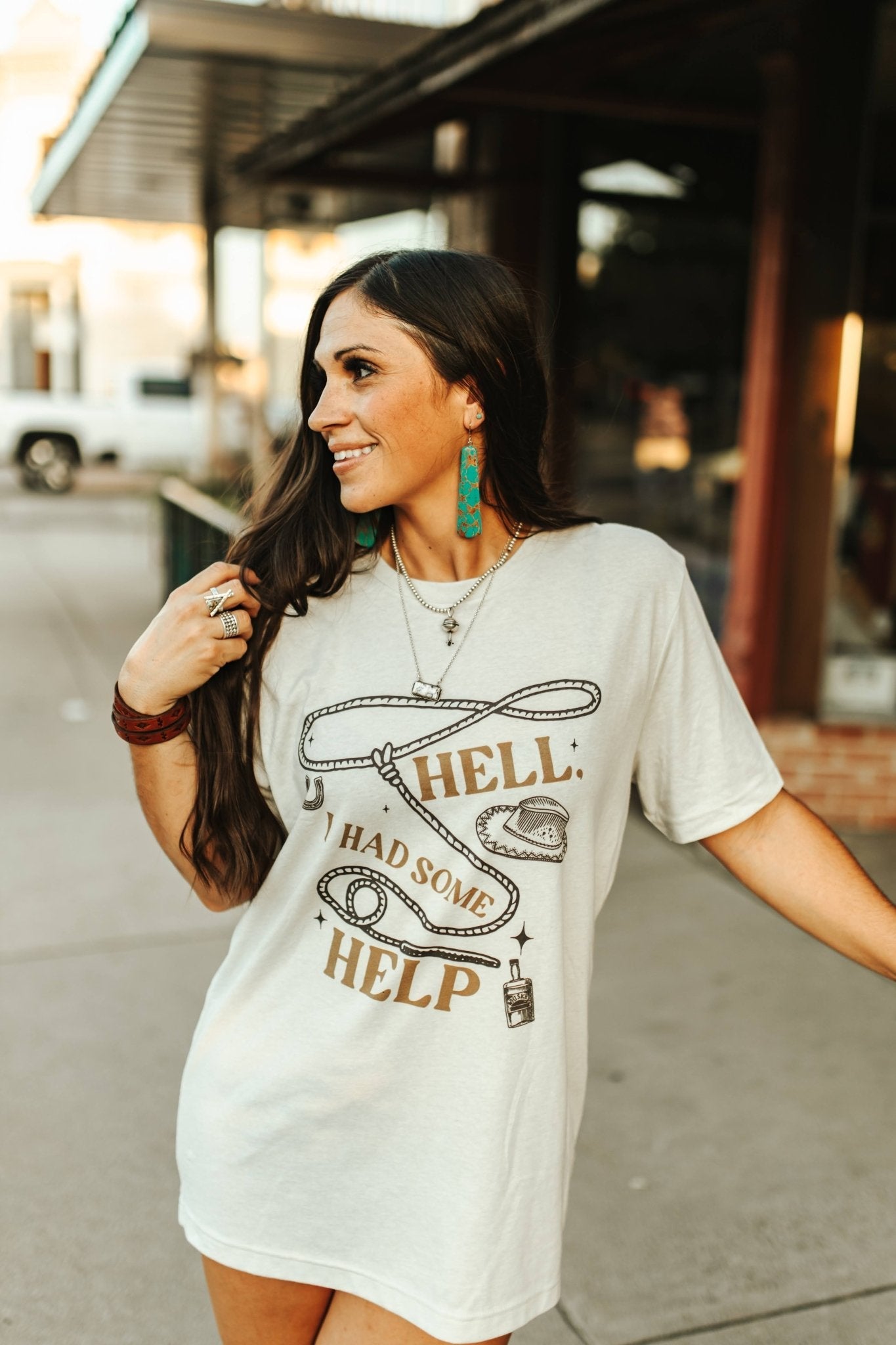 Wild Junkie Hell I Had Some Help Graphic Tee — graphic tees category context