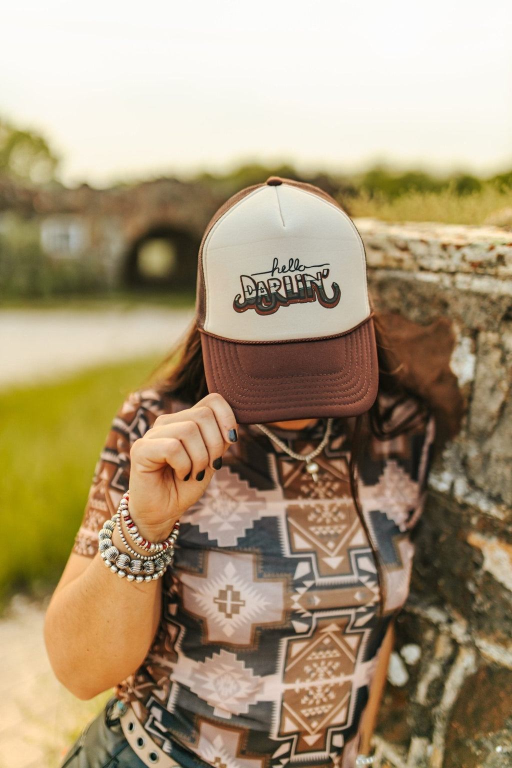 Wild Junkie Hello Darlin' Trucker Hat — main product shot