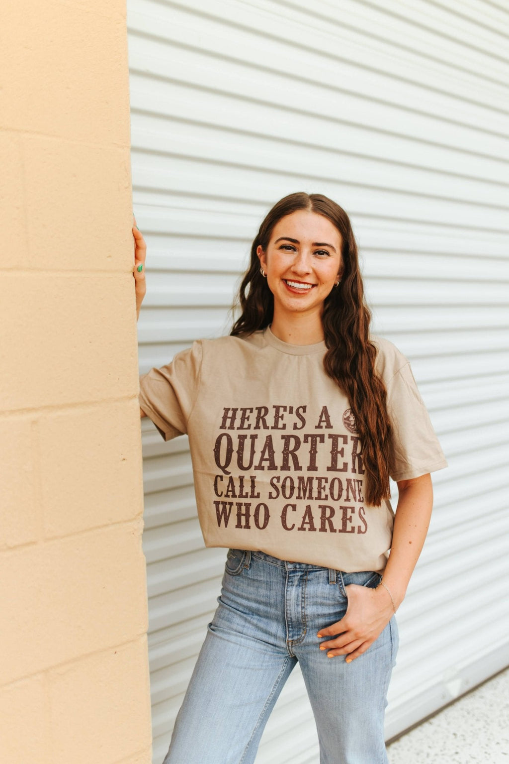 Wild Junkie Here's A Quarter Graphic Tee — construction detail