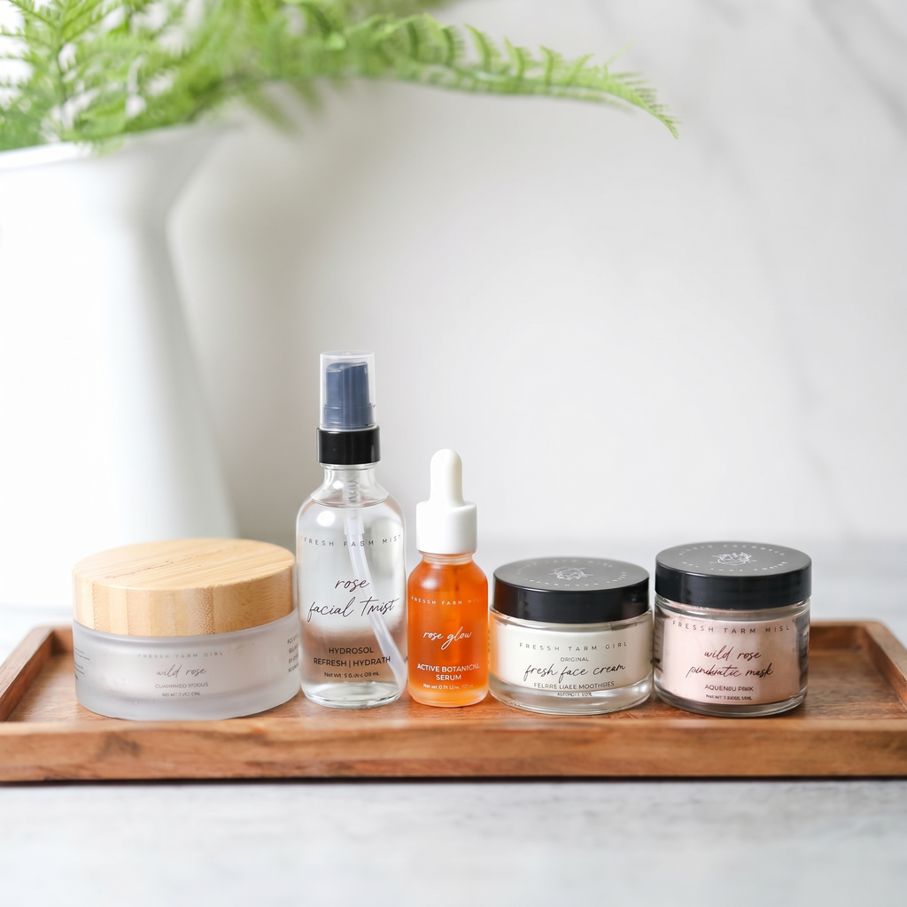 Pretty farm girl Starter Radiant Clean Beauty Face Kit — main product shot