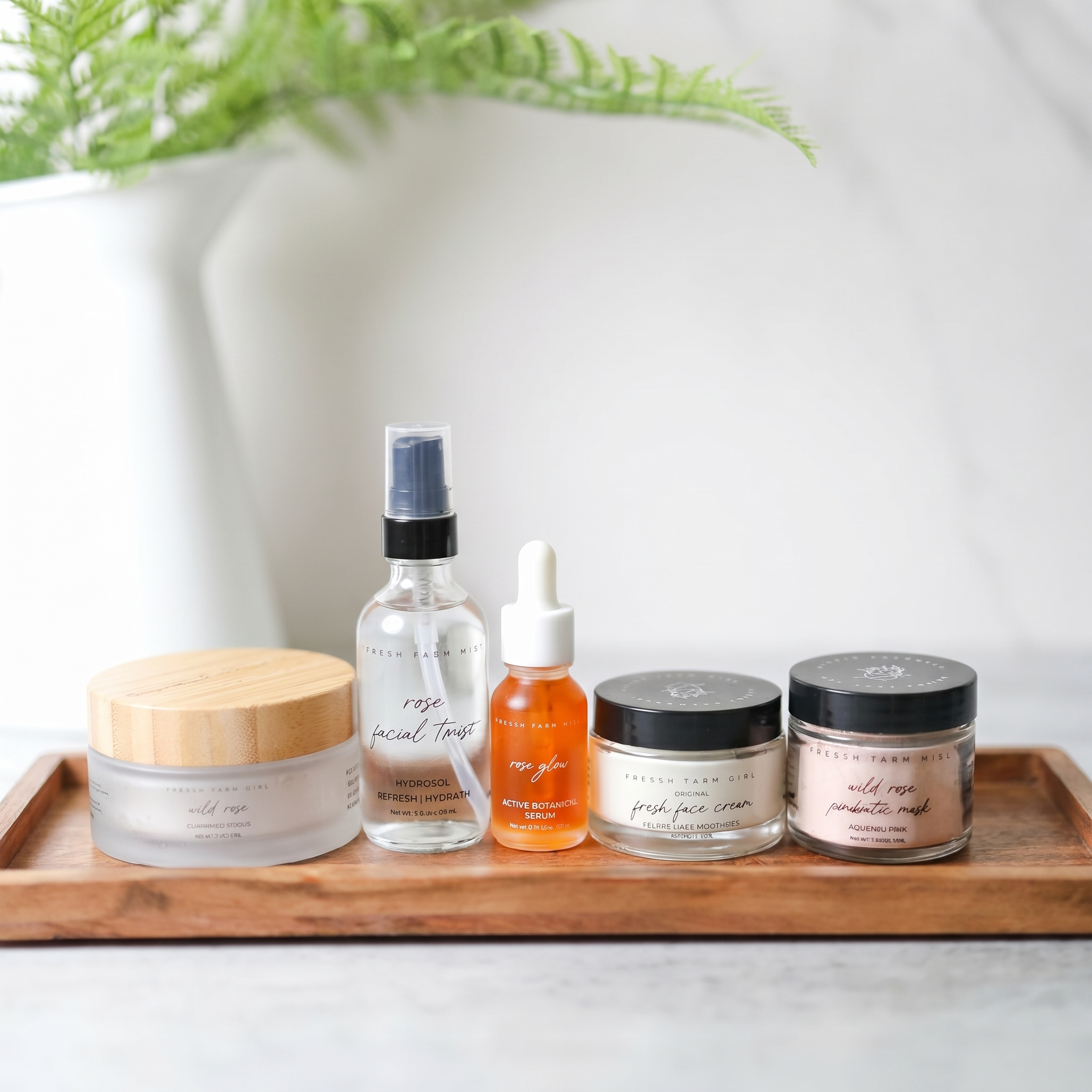 Pretty farm girl Starter Radiant Clean Beauty Face Kit — main product shot