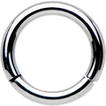 BodyCandy 16G 1/4 Solid G23 Implant Grade Titanium Hinged Segment Ring — main product shot