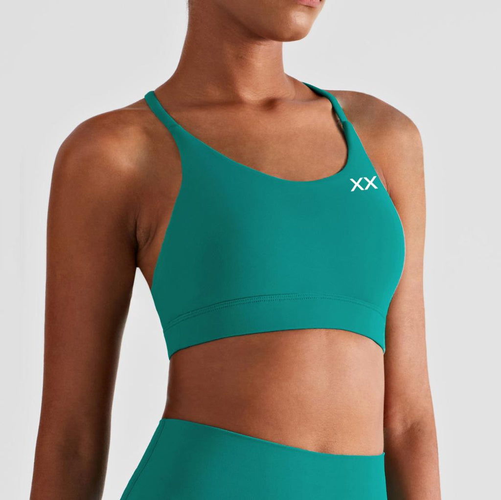 BLACKOUT BARBELL Aria Bra — detail and construction