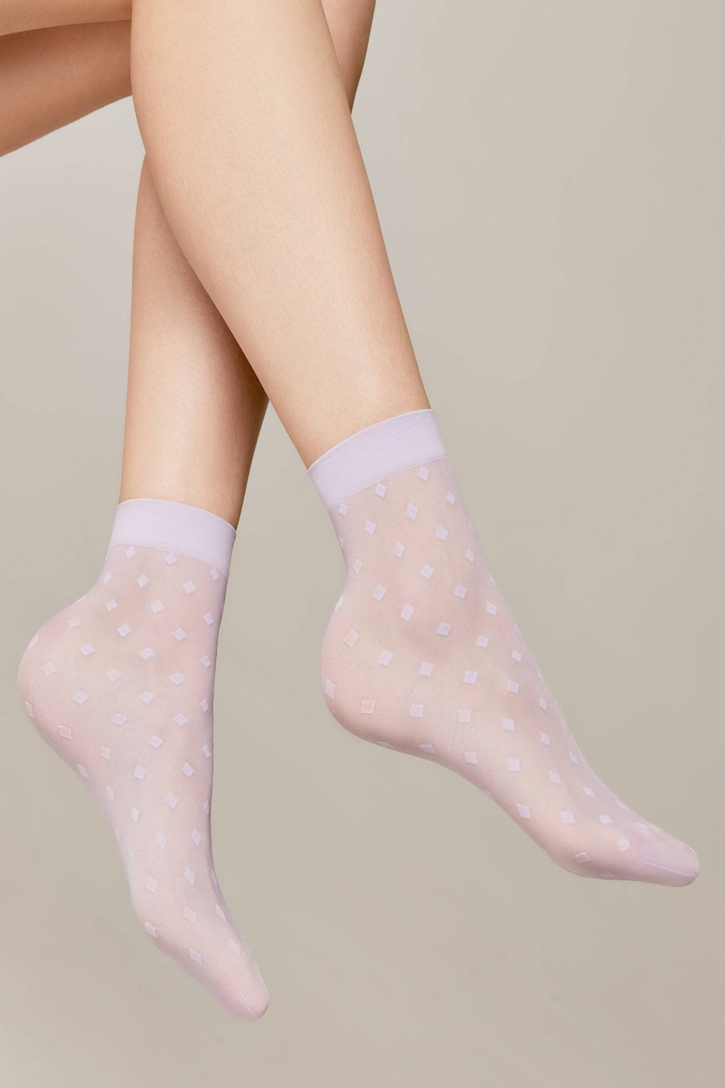TheRanok.com Socks Conte Fantasy - Small Diamond Pattern — alternative angle