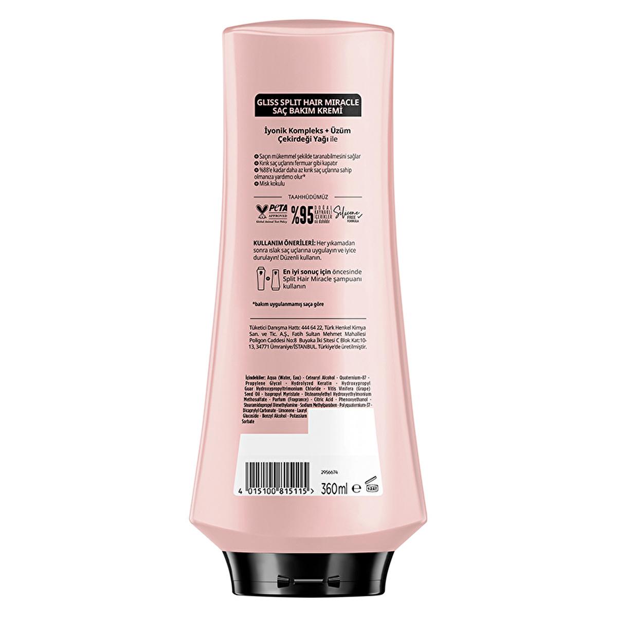 Gliss Split Hair Miracle: Seal Split Ends & Repair Damaged Hair with Ionic Complex & Grape Seed Oil