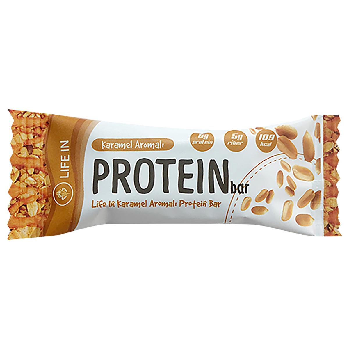 Life In Karamel: Delicious Caramel Protein Bar - 6g Protein, 5g Fiber, No Added Sugar - Healthy Snack for Energy & Weight Management