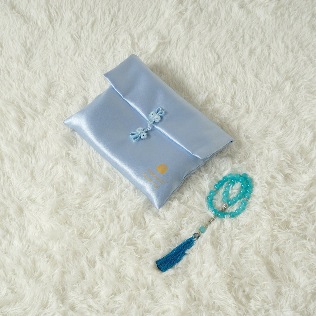 Mariam's Collection High-End Eco-Friendly New Luxury Prayer Mat and Tasbeeh Set(MR067) — detail shot 7