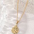 Mariam's Collection High-end Titanium Steel Clavicle Necklace(MAC226)(WITH GIFT BOX) — Mariam's Collection branding close-up