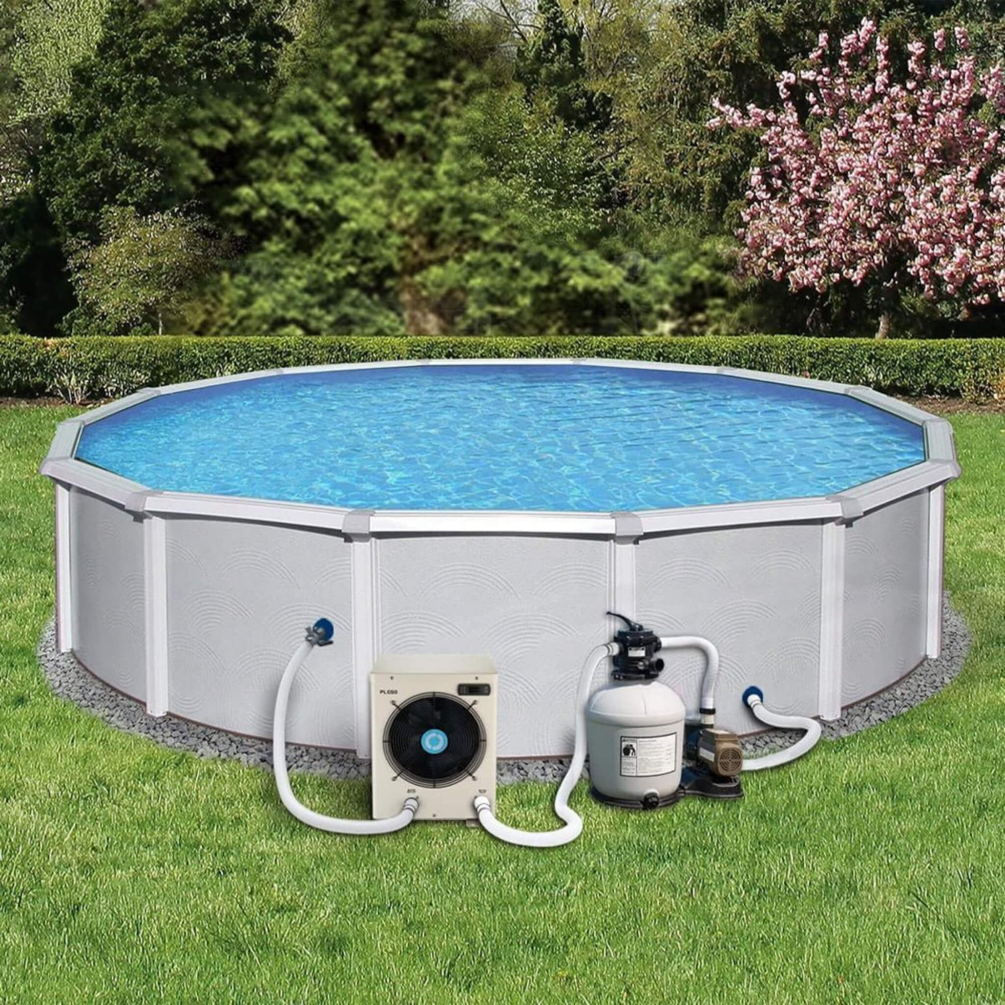 High-Output 4K Gallons Electric Swimming Pool Heater Pump For Above And Inground Pools (SAK51482) – SAKSBY WHOLESALE, view 3