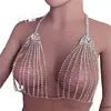 High Quality Party Sexy Women Crystal Thong Panties Rhinestone Shiny Bikini Chain Jewelry Lingerie Sets