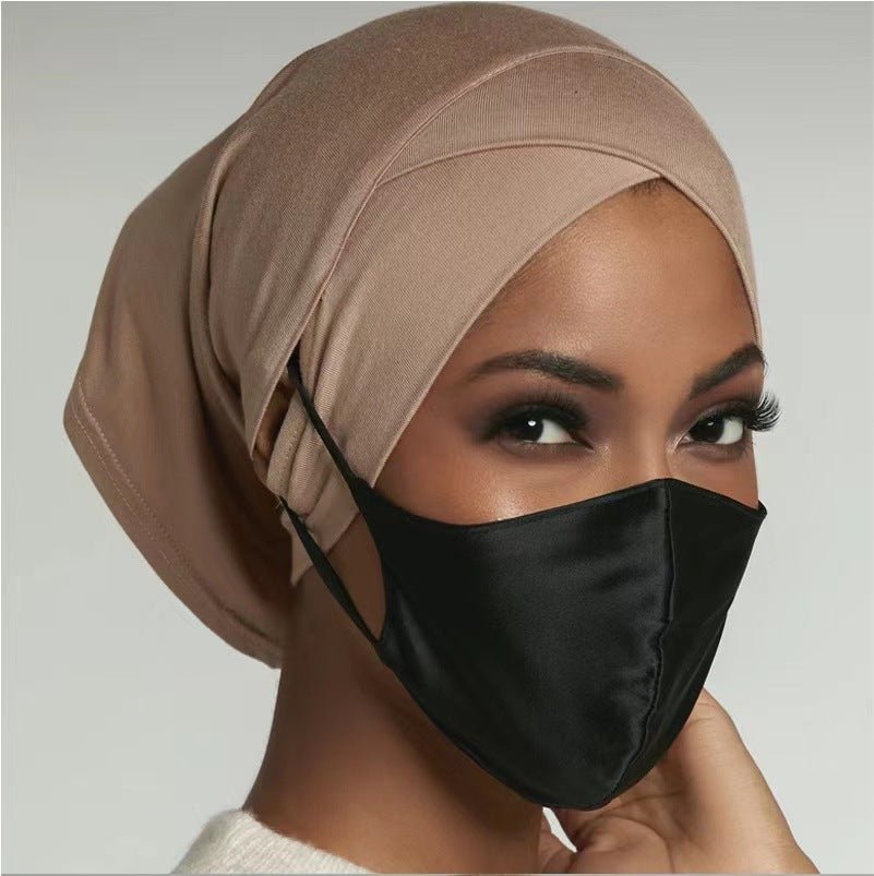 High Stretch Mercerized Cotton Ear-Exposing Inner Cap(MH203)