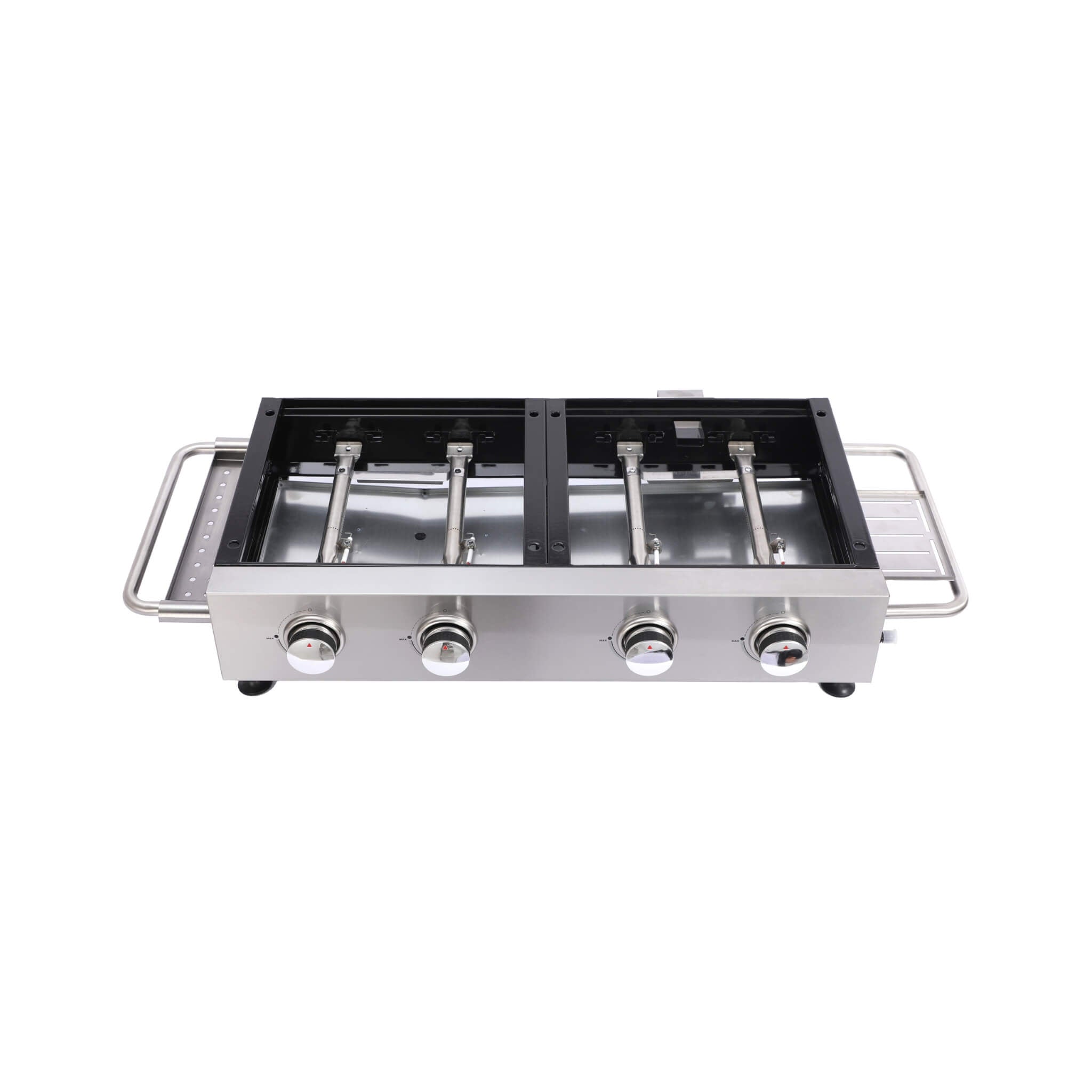 High Temperature 40K BTU 2-Burner Stainless Steel Plancha Combo Gas Grill (SAK71285) – SAKSBY WHOLESALE, view 8