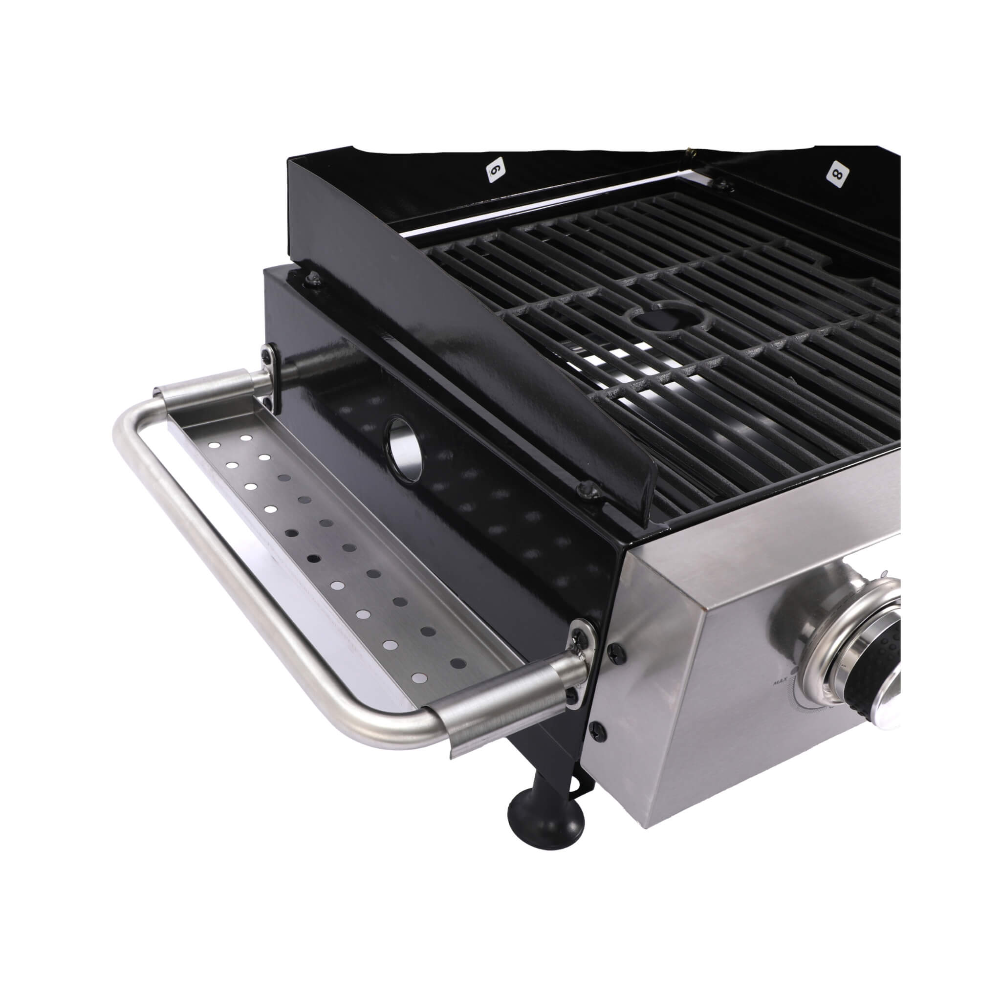 High Temperature 40K BTU 2-Burner Stainless Steel Plancha Combo Gas Grill (SAK71285) – SAKSBY WHOLESALE, view 13