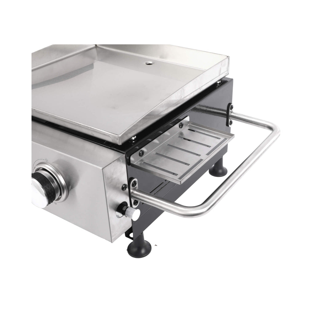 High Temperature 40K BTU 2-Burner Stainless Steel Plancha Combo Gas Grill (SAK71285) – SAKSBY WHOLESALE, view 10