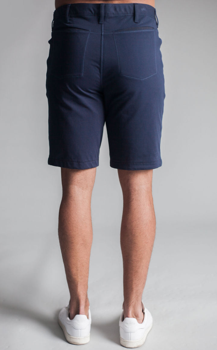 Buki High-Five Tech Shorts - Navy — side view