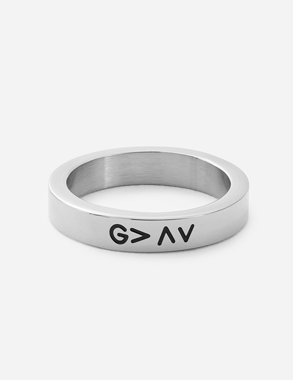 Elevated Faith Highs and Lows Ring — main product shot