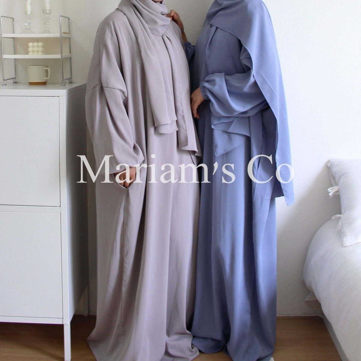 Mariam's Collection Mariam's Collection Hijab Attached Hooded Abaya With Pockets (MA0011) — main product shot