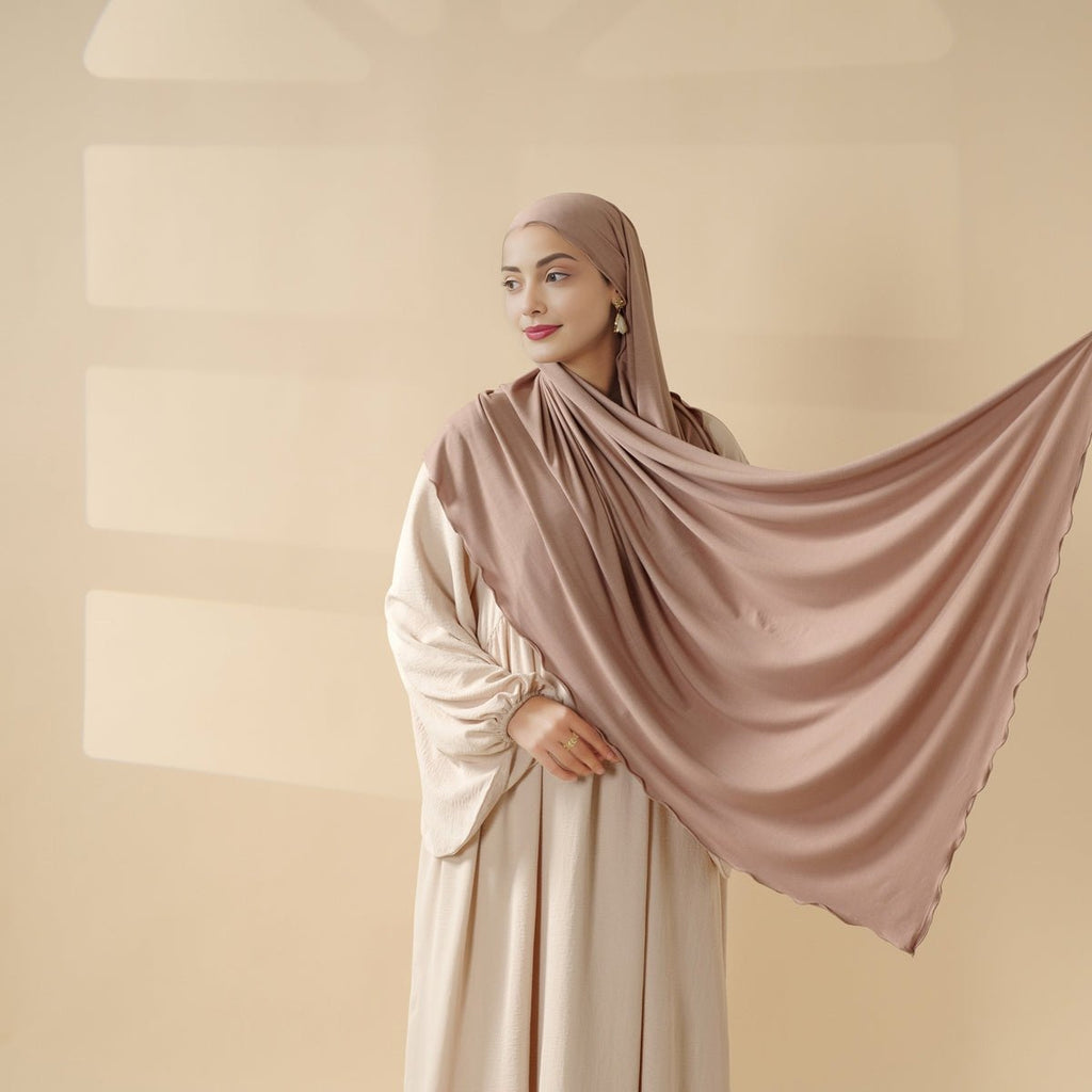 Mariam's Collection Perfect Hijab for Eid: Premium Modal Jersey Long Scarf – Soft, Breathable & Elegant in 8 Colors Shawl (MH105) — main product shot