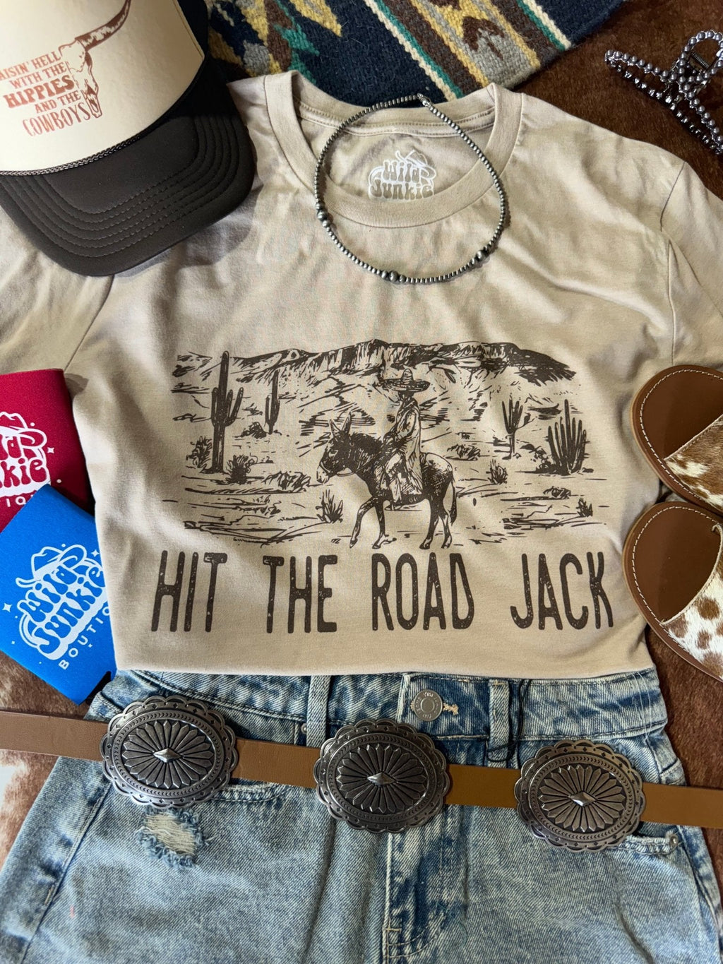 Wild Junkie Hit The Road Jack Graphic Tee — main product shot