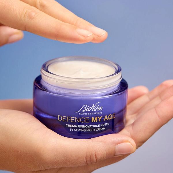 BioNike Defence My Age Anti-Aging Night Cream - Hydrating, Vitamin C Enriched Skincare for Mature Skin