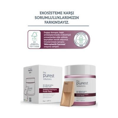 The Purest Solutions Exfoliating Fruit Enzyme Powder Peeling for Gentle Exfoliation and Natural Skincare - Hypoallergenic & Dermatologically Tested