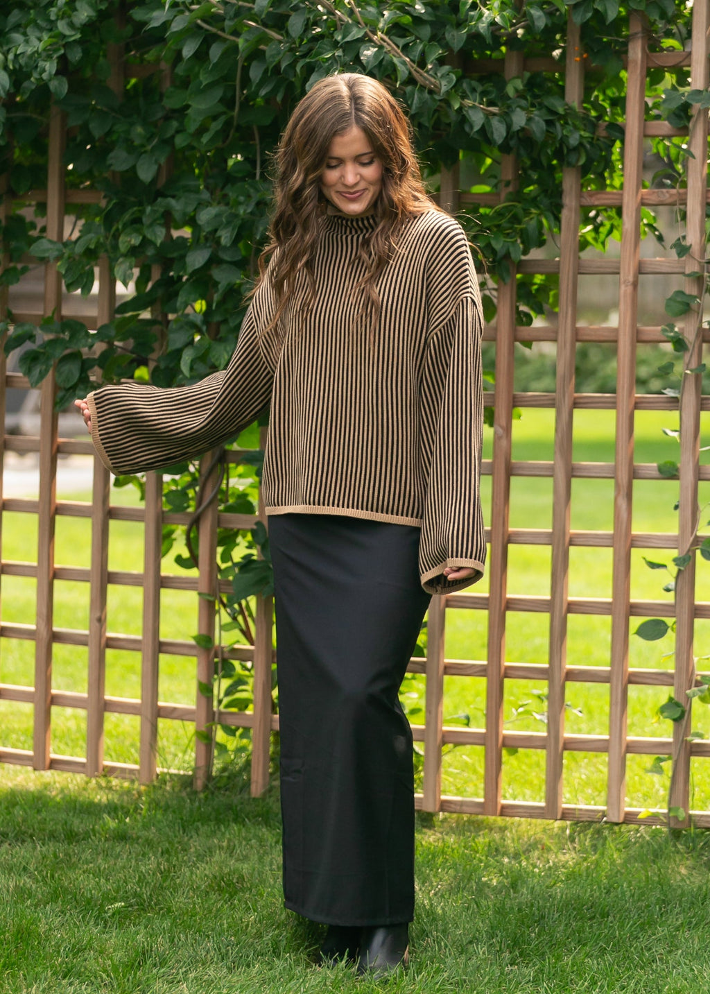 Inherit Co. Hollis Long Maxi Skirt — in-use photo