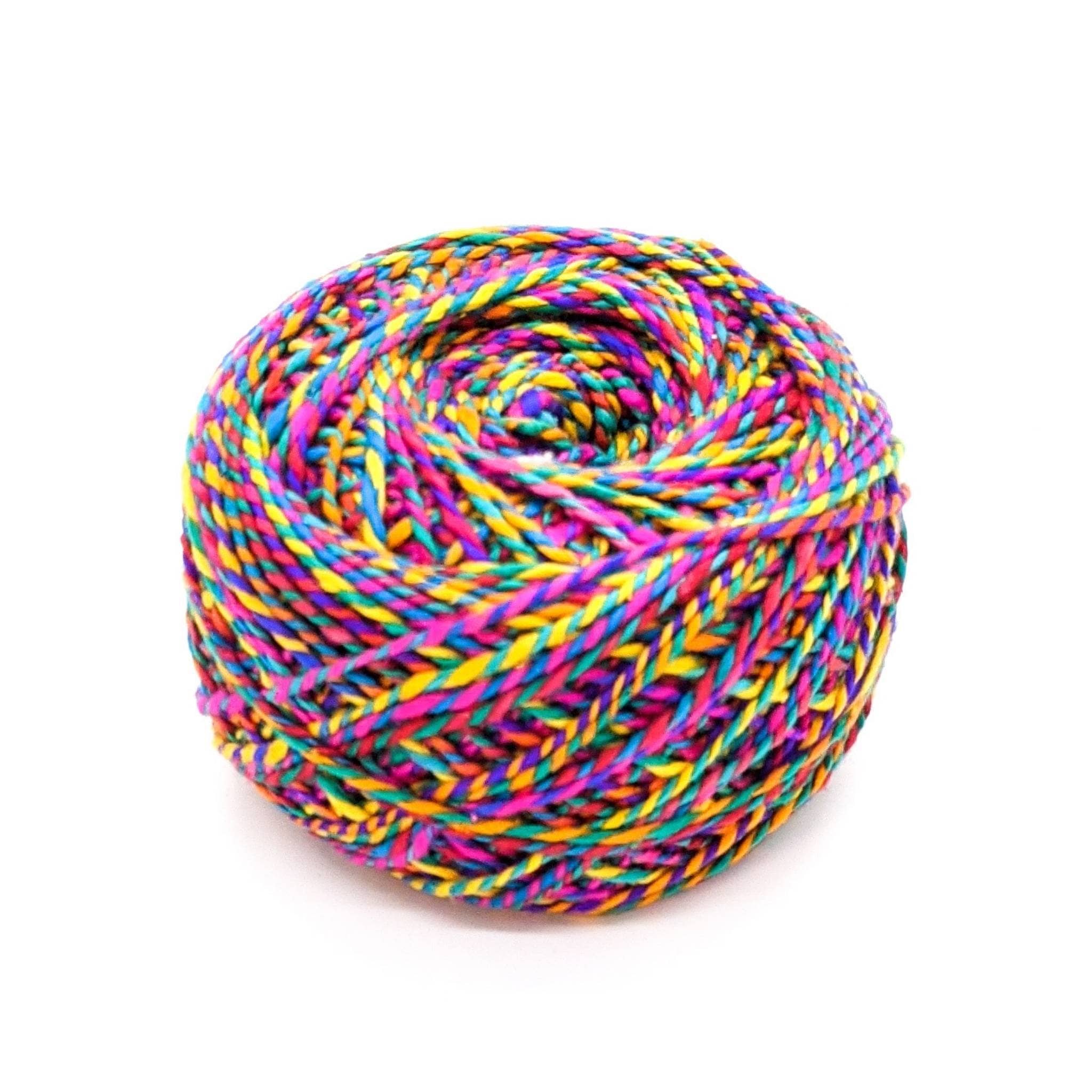Darn Good Yarn Darn Good Yarn Holly Jolly Holiday Stocking Crochet Kit — construction detail