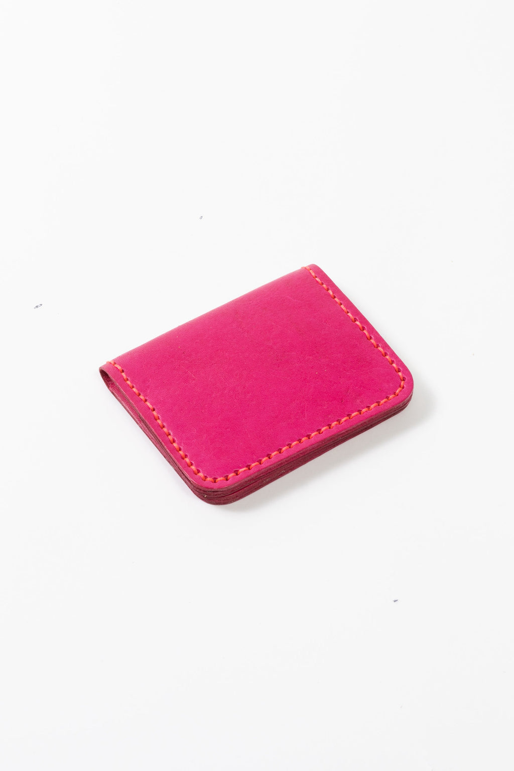 LOLA Y TULA Leather Cardholder Wallet Pink — main product shot