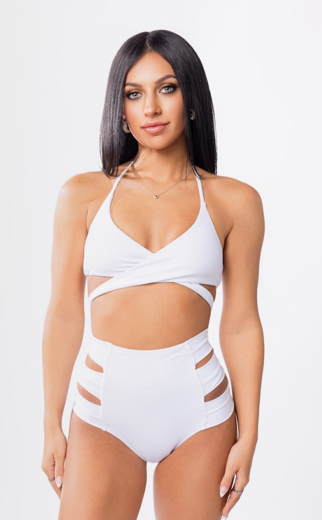 Forever Young Swimwear Forever Young Swimwear Hollywood High Waist Bikini Bottom — back view