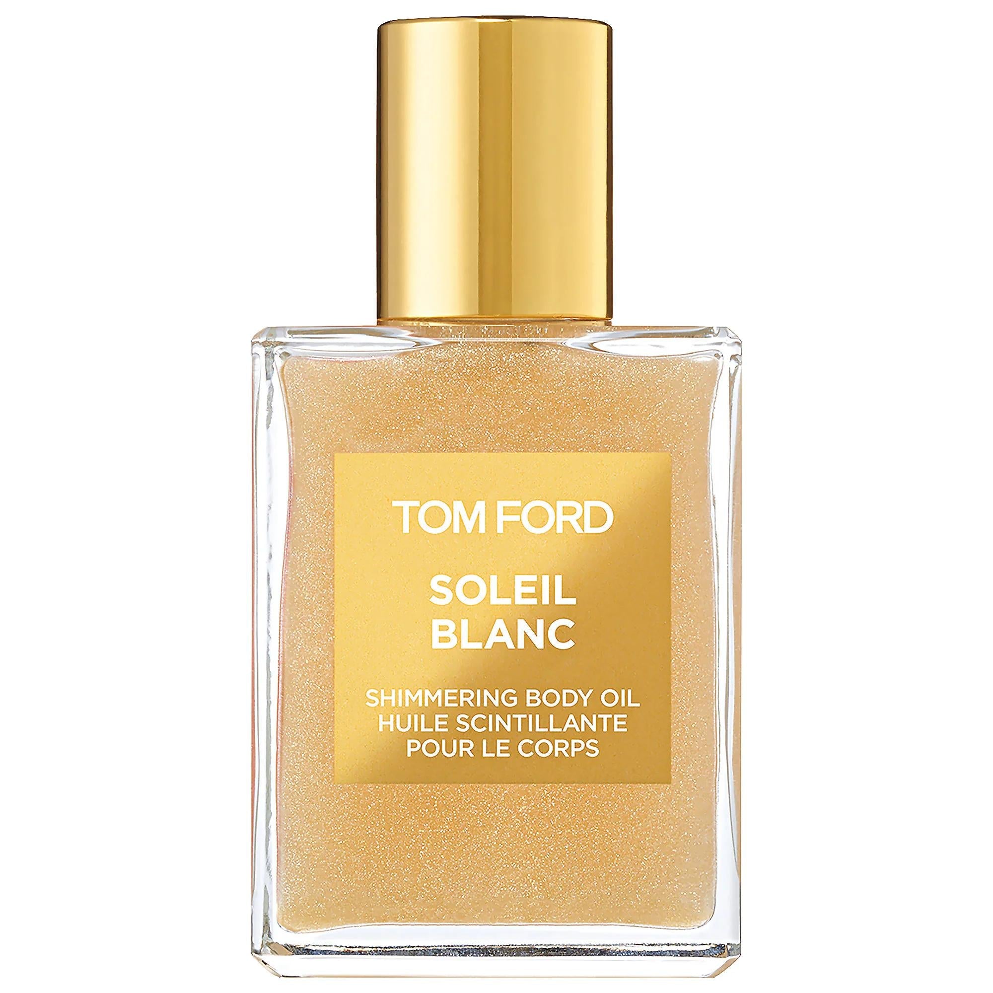 Mini Soleil Blanc Shimmering Body Oil - Luxurious Warm & Spicy Fragrance for Women