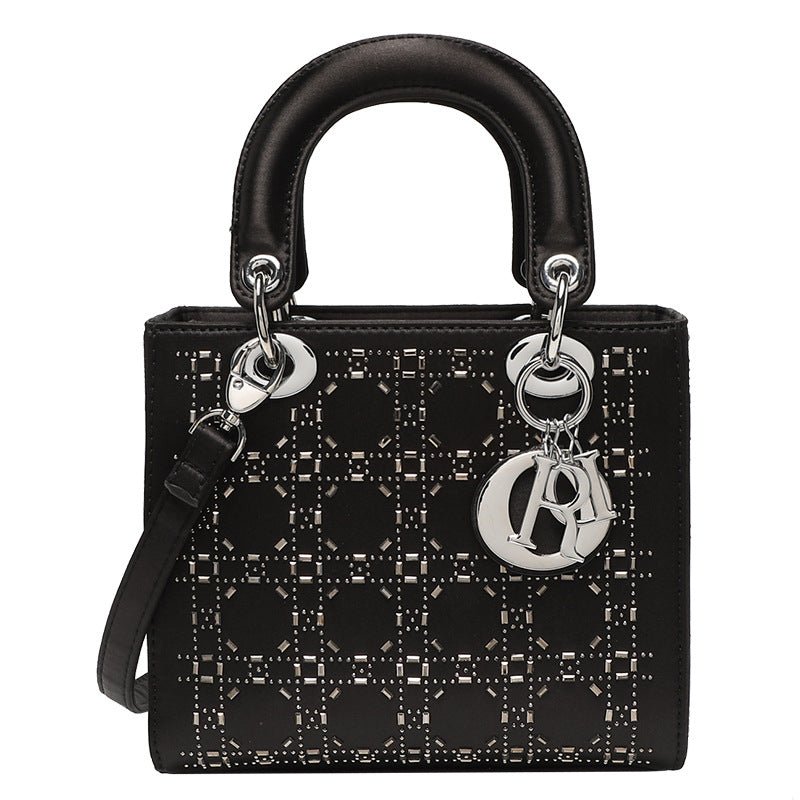 Mariam's Collection Hot diamond heavy industry high-end satin Princess Diana bag（MAC220） — detail shot 6