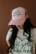 Wild Junkie Hot Girls Make Bread Trucker Hat — main product shot