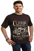 Spun Bamboo Hot Rod Classic Men's Bamboo Viscose/Organic Cotton Short Sleeve Graphic T-Shirt — main product shot