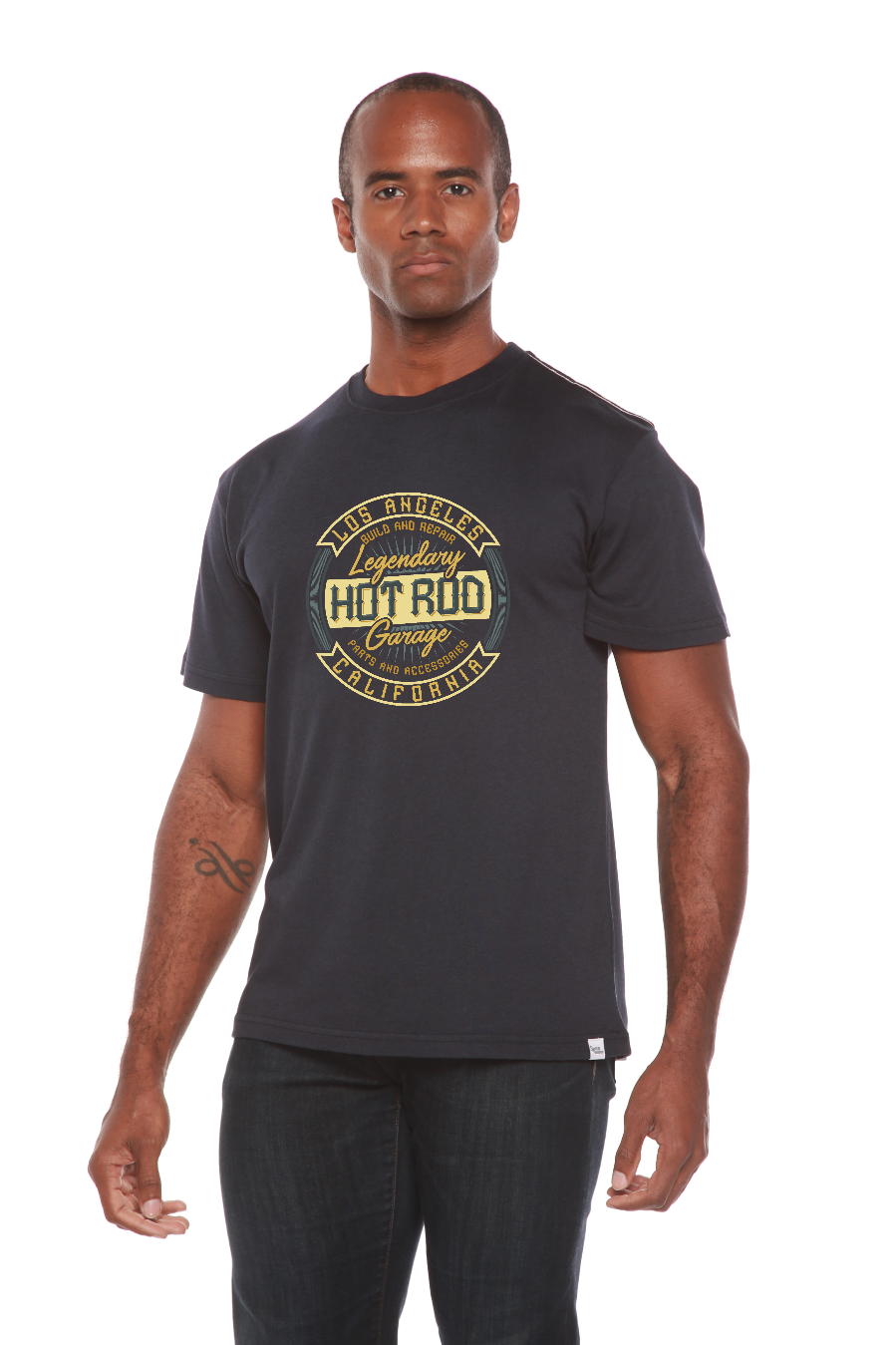 Spun Bamboo HOT ROO Men's Bamboo Viscose/Organic Cotton Short Sleeve Graphic T-Shirt — lifestyle context