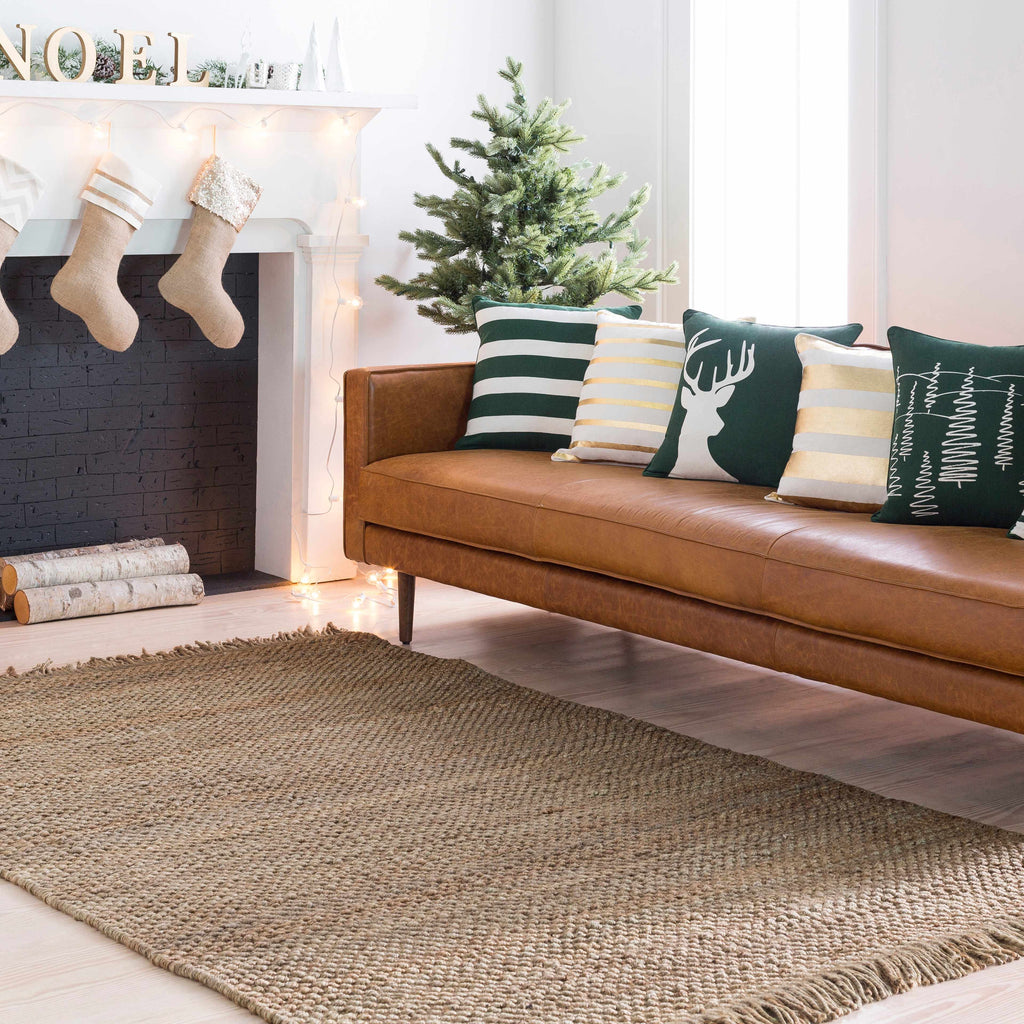 Hovland Hand Woven Natural Jute Rag Rug - Clearance – Boutique Rugs, view 4